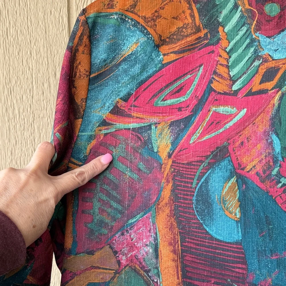 Vintage Abstract Women's Jacket
